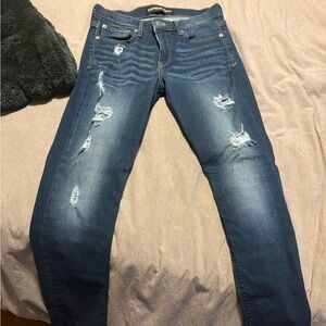 Express Dark Wash Denim Jeans worn twice